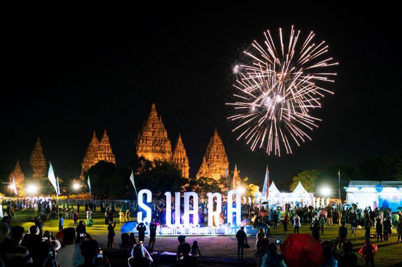 Malam Tahun Baru di Candi Prambanan Masuk TOP New Year’s Eve Dunia