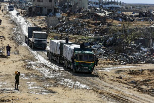 Bantuan ke Gaza Seret, Hanya 861 Truk Masuk