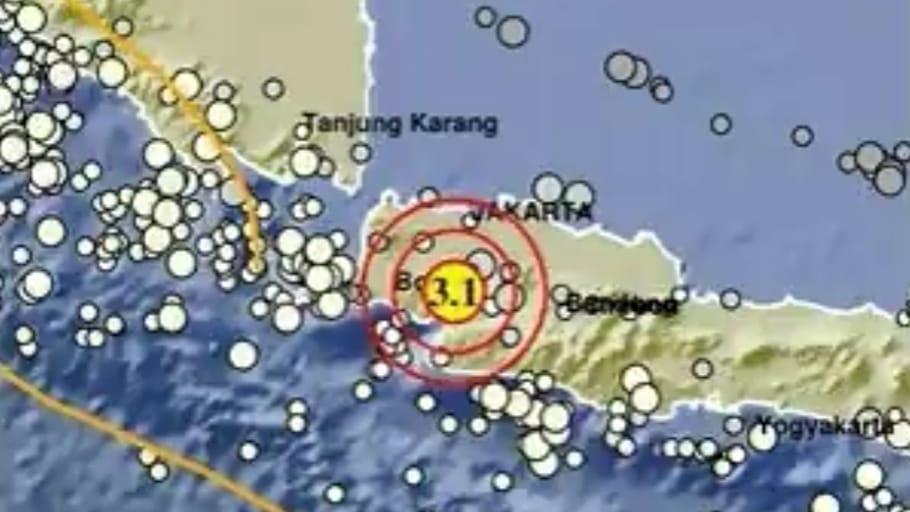 Gempa M 3,1 Guncang Bogor