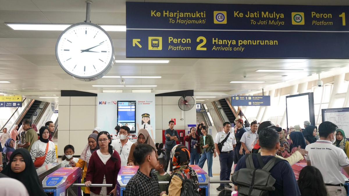 Libur Panjang, LRT Jabodebek Catat Kenaikan Pengguna Sebesar 39,49 Persen