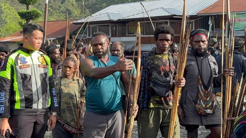 Bentrok Antar Pendukung Paslon Bupati-Wabup Puncak Jaya, 1 Orang Tewas