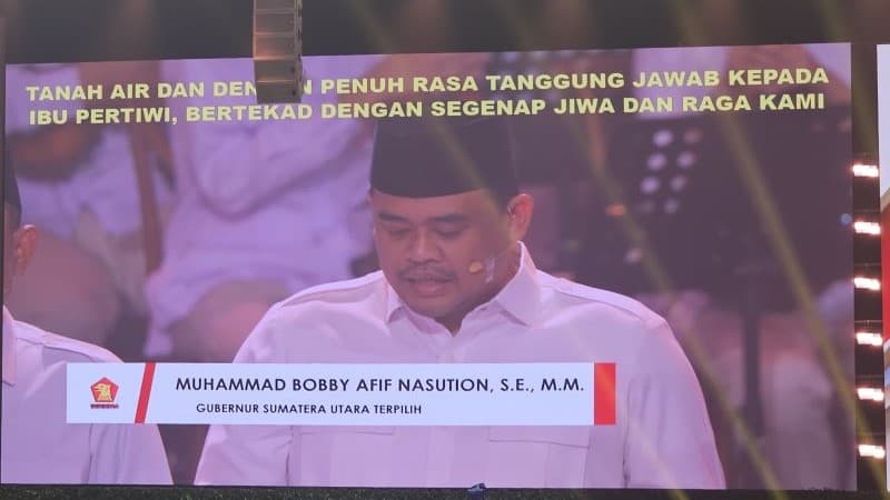 Pesan Prabowo pada Bobby Nasution usai Resmi jadi Kader Gerindra