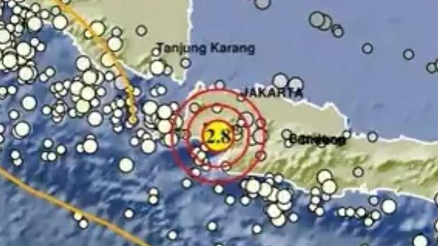 Gempa Bumi M 2,8 Guncang Bayah Banten