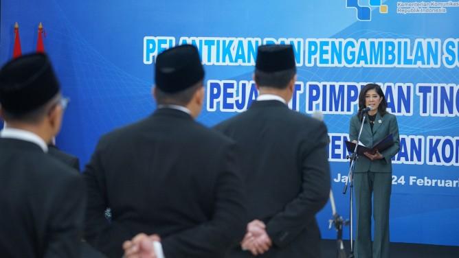 Lagi, Menkomdigi Sempurnakan Jajaran Eselon 2