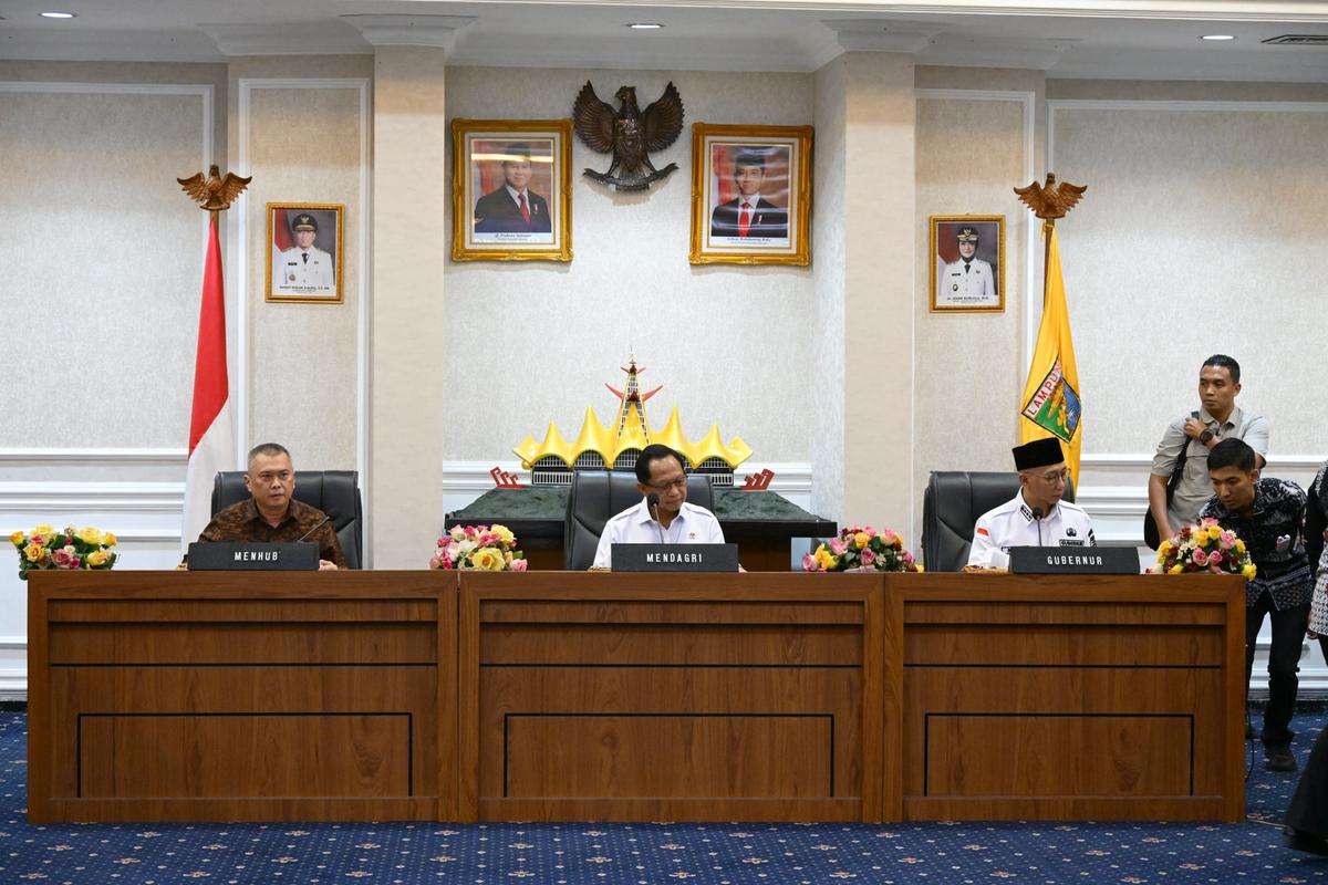 Menhub Dudy dan Gubernur Lampung Koordinasikan Strategi Hadapi Angkutan Lebaran