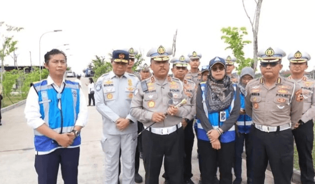 Kakorlantas Tinjau Lokasi Pembangunan Kantor Bersama di Exit Tol Banyudono