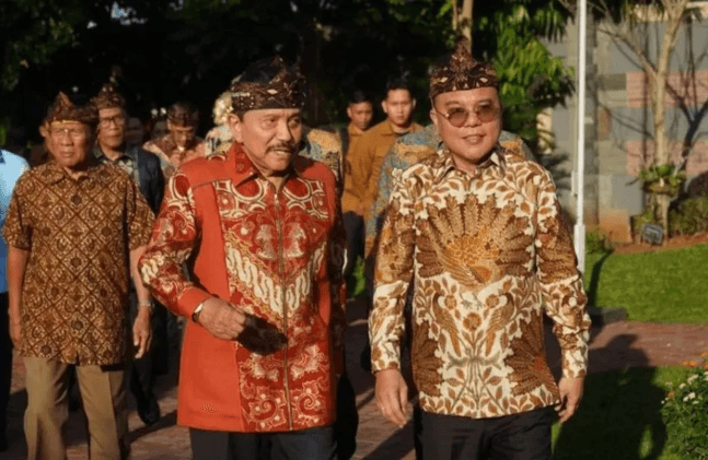 Sufmi Dasco Ahmad Disambut Meriah saat Kunjungi Keraton Majapahit Jakarta dan Bertemu A.M. Hendropriyono