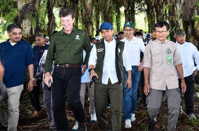 Menteri Kehutanan dan Pertamina NRE Tinjau Kebun Aren di Garut, Dorong Pengembangan Bioetanol Berbasis Kearifan Lokal