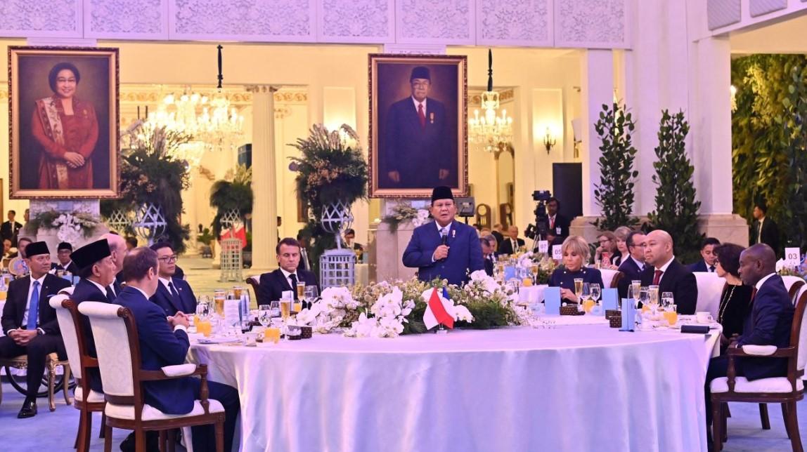 Istana Tegaskan Tidak Ada Alkohol di Jamuan Makan Malam Presiden Prabowo dan Macron