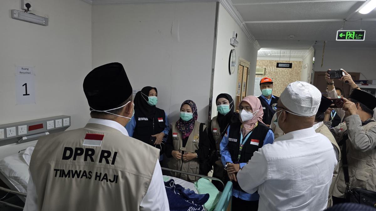 DPR RI Tinjau Evakuasi Jemaah Haji Sakit dari Madinah ke Makkah