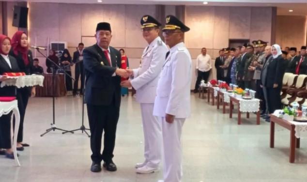 Gubernur Hidayat Arsani Lantik Pemimpin Baru Bangka Barat, Ajak Wujudkan Kolaborasi Tanpa Dendam Politik