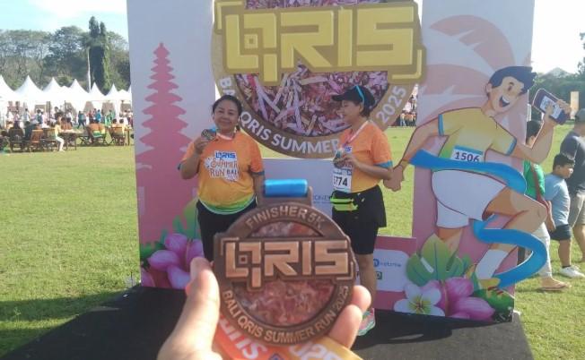 BI Bali Bikin Medali Lari dari Limbah Uang Kertas, Catat Rekor MURI