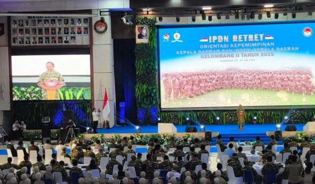 Mendagri Tito Karnavian Buka Retret Kepala Daerah Gelombang Kedua di IPDN Jatinangor