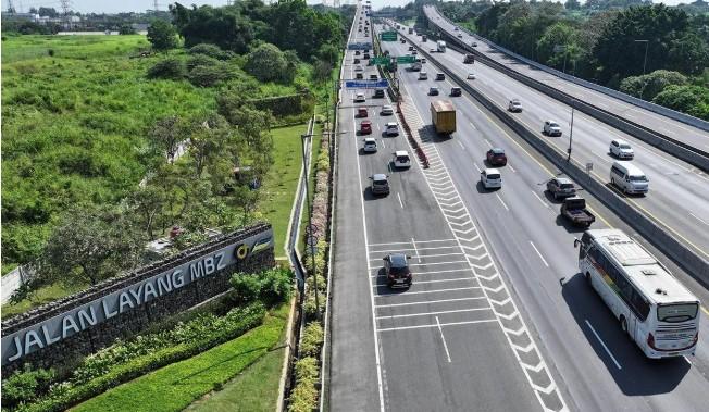 Lalu Lintas di Tol Layang MBZ Meningkat Tajam Usai Libur Panjang Tahun Baru Islam 1447 H