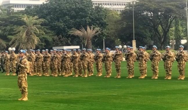 Bangun Lapangan Sepak Bola dan Infrastruktur, Satgas Garuda XX-U Diterima Baik Masyarakat Kongo