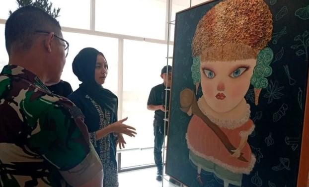 Pameran “The World of Happiness” di Purbalingga Sajikan Refleksi Syukur Lewat Lukisan
