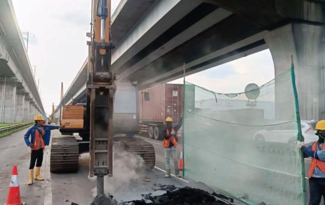 Pekerjaan Rekonstruksi Jalan di KM 35 Tol Jakarta-Cikampek, Pengguna Diminta Antisipasi Perjalanan