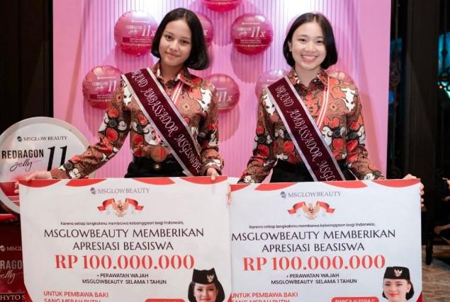 Aliah dan Bianca, Paskibraka Istana Terima Beasiswa Rp100 Juta untuk Dukung Pendidikan