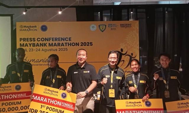 Robi Syianturi dan Odekta Naibaho Pecahkan Rekor Nasional di Maybank Marathon 2025 Bali