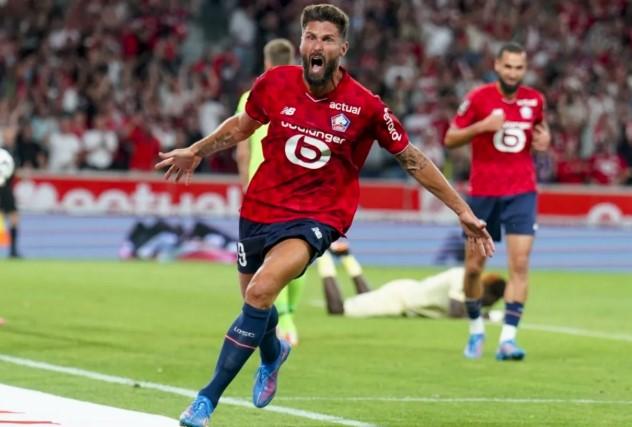 Gol Telat Olivier Giroud Antar Lille Kalahkan Monaco 1-0 di Pekan Kedua Liga Prancis