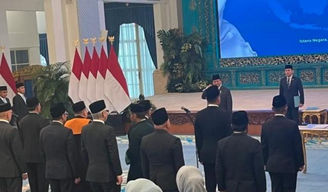 Presiden Prabowo Lantik Suharto sebagai Wakil Ketua MA Bidang Yudisial Gantikan Posisi Sebelumnya