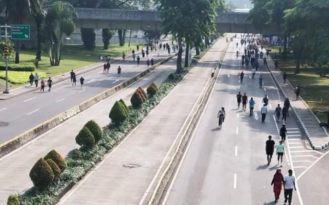 Jakarta Gelar Car Free Day di Tengah Pemulihan Pascakerusuhan, Jalan Sudirman Dipadati Warga