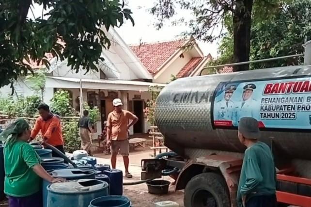BPBD Probolinggo Salurkan 23 Ribu Liter Air Bersih ke Dua Desa Terdampak Kekeringan