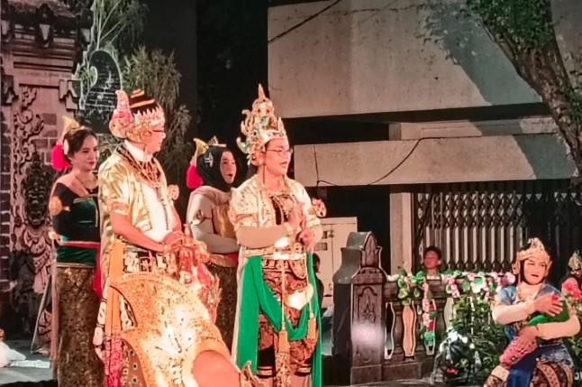Wayang Orang on The Street Semarak di Kota Lama Semarang, Wali Kota Tampil sebagai Sang Hyang Wenang
