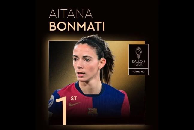 Aitana Bonmati Raih Ballon d'Or Putri 2025, Hat-trick Gelar dalam Tiga Tahun Beruntun