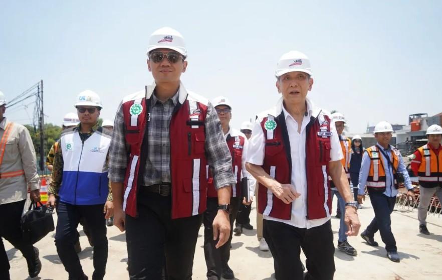 AHY Tinjau Proyek Tol Ancol Timur-Pluit, Target Beroperasi Mulai 2026