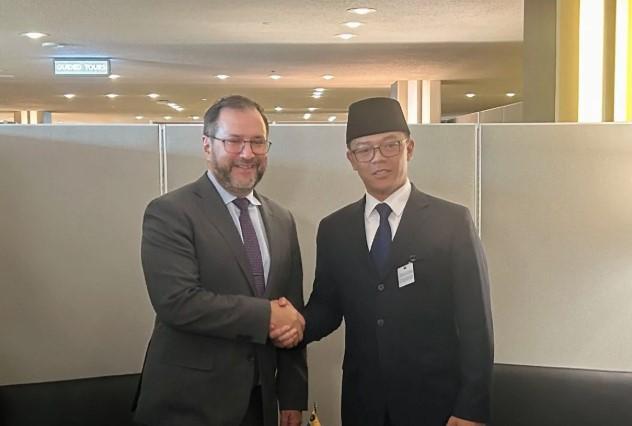 Menlu RI dan Venezuela Sepakat Perkuat Kerja Sama Ketahanan Pangan dan Energi di PBB