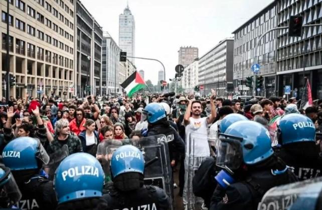Protes Pro-Palestina Meluas di Italia Usai Israel Cegat Flotilla Gaza, Aksi Mogok Massal Diserukan