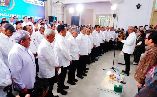 PWI Pusat Periode 2025–2030 Resmi Dikukuhkan, Akhmad Munir Tekankan Persatuan dan Digitalisasi Pers