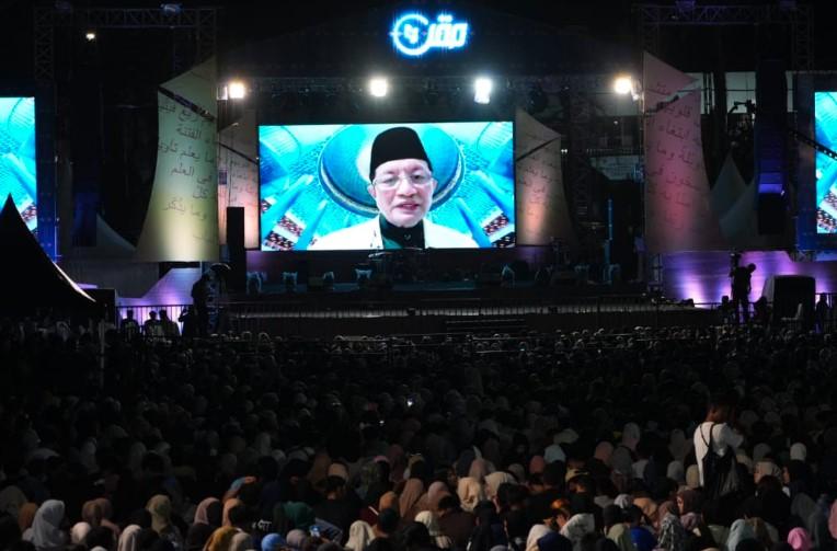 Menag Tutup MQK Nasional dan Internasional di Wajo, Ajak Doa Bersama untuk Korban Ambruknya Gedung Pesantren di Sidoarjo