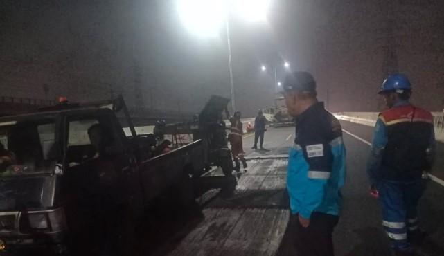Jasa Marga Lakukan Rekonstruksi Sambungan Jembatan di Jalan Layang MBZ, Lalu Lintas Tetap Beroperasi Normal