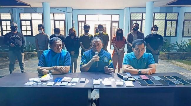 BNNP Kalteng Bongkar Jaringan Narkoba Lintas Provinsi, Amankan 8 Tersangka dan Puluhan Gram Sabu