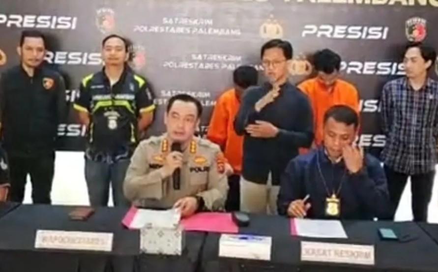 Komplotan Begal Sasar Ibu-Ibu di Palembang, Dua Pelaku Ditembak Saat Penangkapan