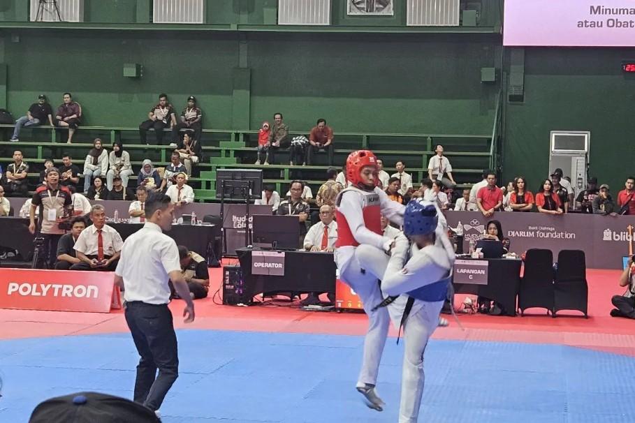 Taekwondoin M Wijaya Hamzah Sumbang Medali Perak Pertama untuk Jambi di PON Bela Diri 2025