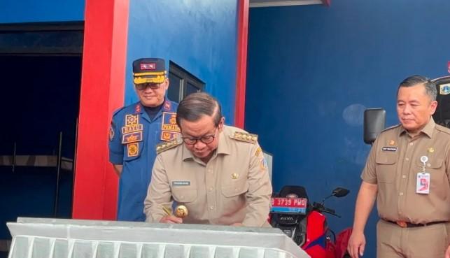 Gubernur Pramono Resmikan Pos Pemadam Kebakaran di Kebayoran Lama, Dibiayai Skema Creative Financing