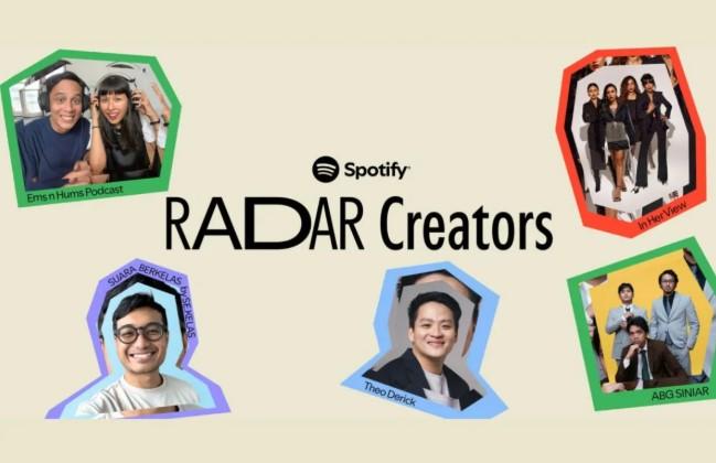 Spotify Pilih 5 Kreator Indonesia dalam Program RADAR for Creators 2025, Dorong Podcast Lokal ke Level Global
