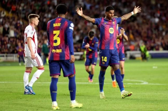 Hattrick Fermin Lopez Antar Barcelona Bungkam Olympiacos 6-1 di Liga Champions