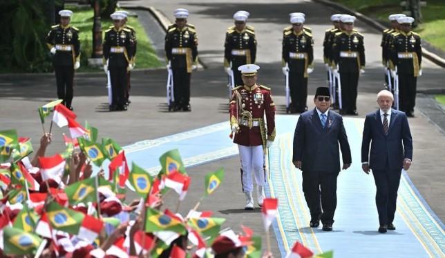 Presiden Prabowo Sambut Presiden Brazil Lula da Silva di Istana Merdeka, Perkuat Hubungan Strategis Bilateral