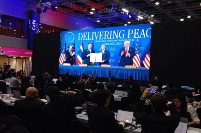 Thailand dan Kamboja Resmi Berdamai di KTT ASEAN 2025, Disaksikan Anwar Ibrahim dan Donald Trump