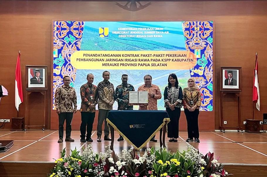 Waskita Karya Bangun Jaringan Irigasi Rawa Senilai Rp529 Miliar di Merauke, Target Rampung Delapan Bulan