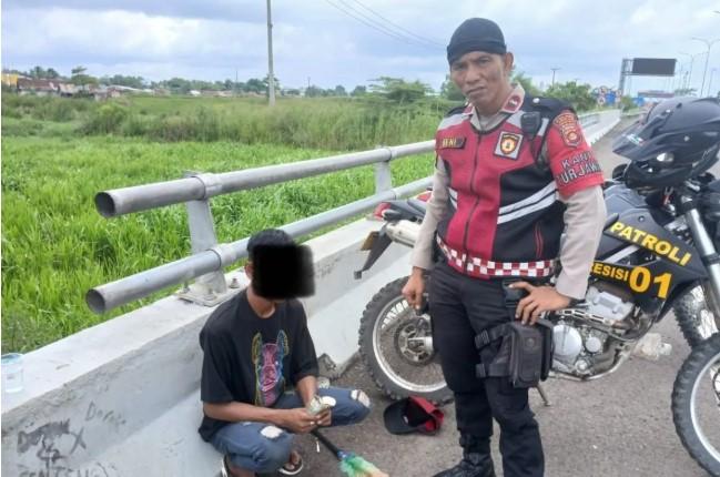Polisi Tangkap Pelaku Pungli di Pintu Tol Keramasan Ogan Ilir