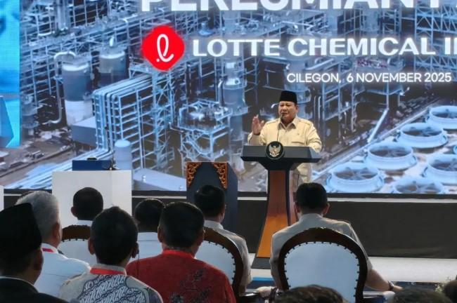 Presiden Prabowo Puji Jokowi atas Peran Penting dalam Dimulainya Proyek Pabrik Petrokimia LCI di Cilegon