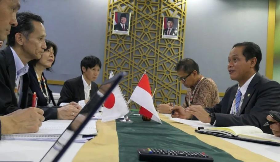 Kerja Sama Kredit Karbon Indonesia-Jepang Berlanjut, Menteri Hanif Temui Wakil Menteri Jepang di COP30