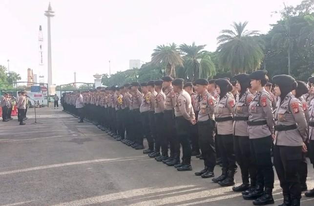 Unjuk Rasa Buruh di Monas, Polisi Kerahkan 1.963 Personel untuk Pengamanan