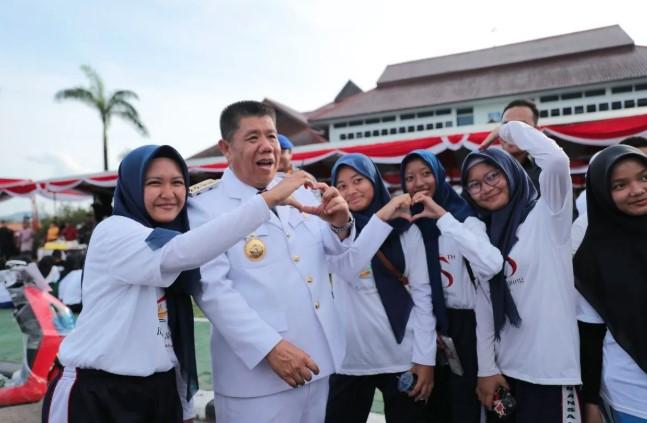 Forkopimda dan ASN Babel Deklarasikan Anti Narkoba pada Peringatan HUT ke-25 Provinsi