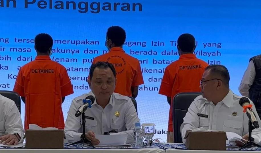 Tiga WNA Nigeria Diamankan di Jakarta Pusat karena Overstay dan Dugaan Terlibat Penipuan Online